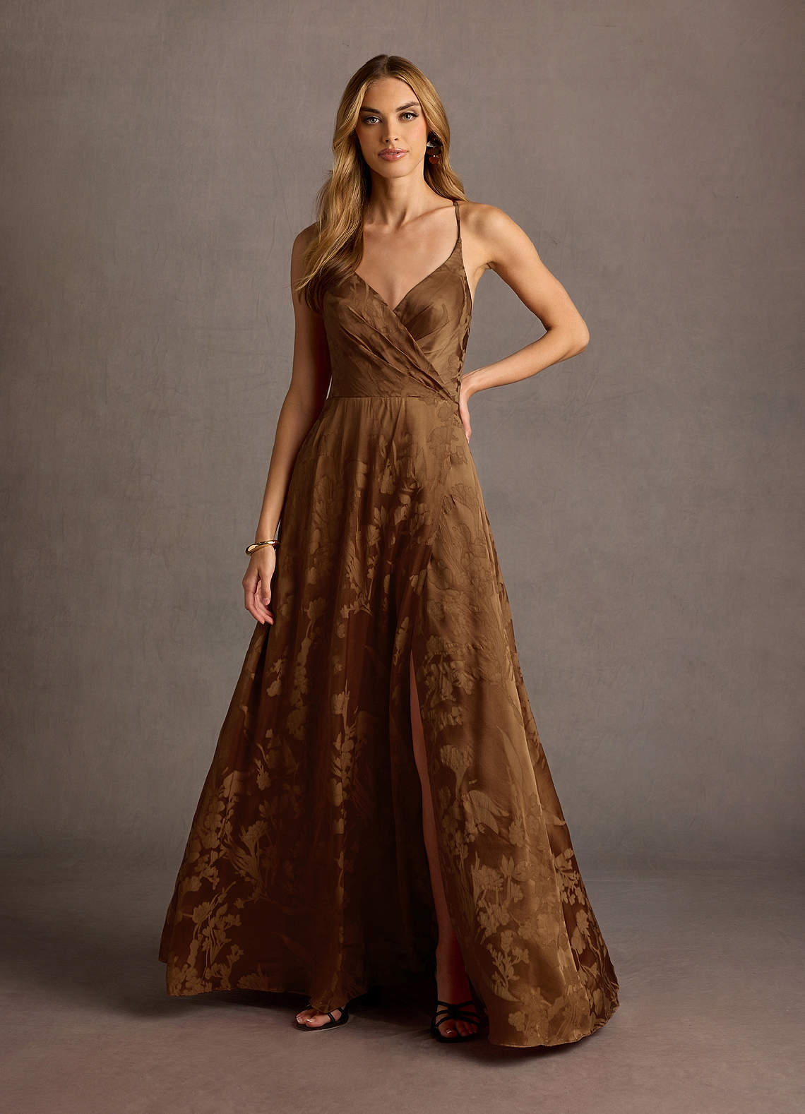 Gabrielle Coco Open Back Maxi Dress | Azazie