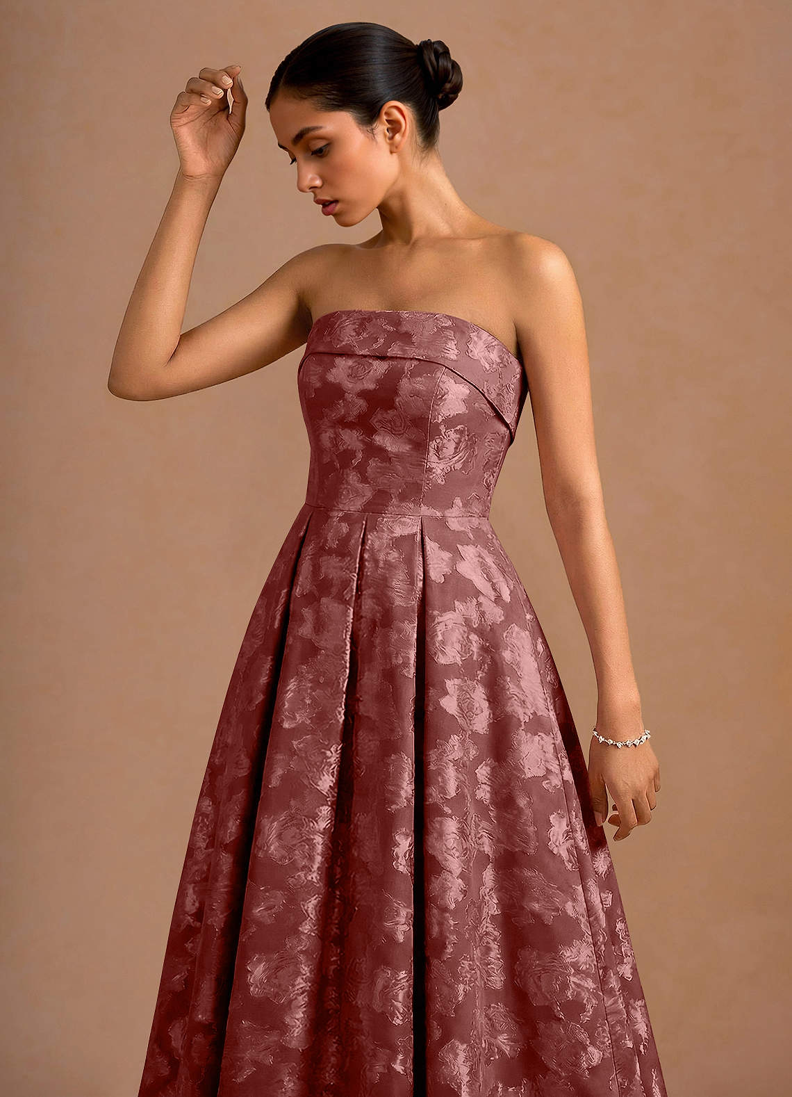 Liora Vintage Rose Maxi Dress | Azazie
