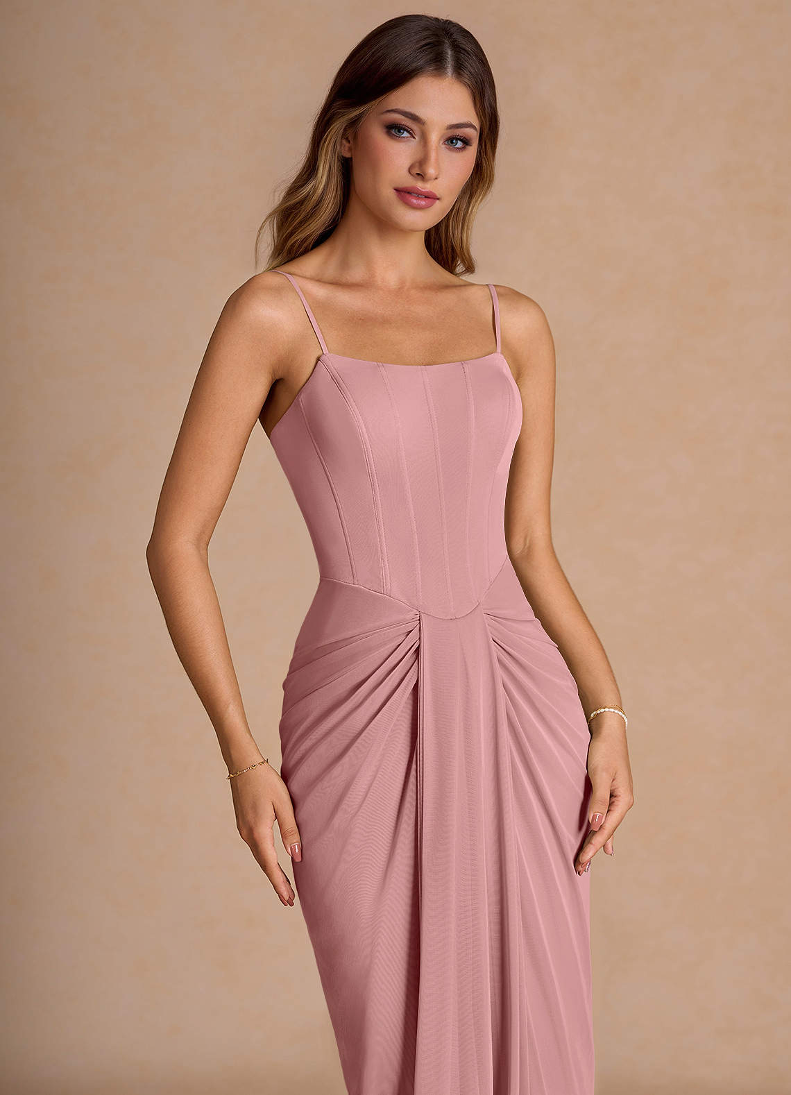 blue tight maxi dress Marianne High Slit Satin Maxi Dress • Shop American Threads Women's Trendy Online Boutique Cobalt Blue / L / No returns/exchanges