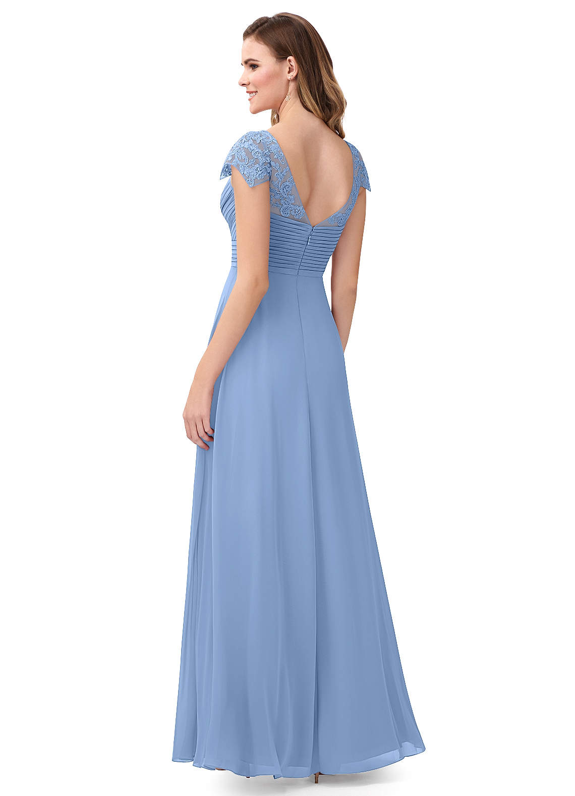 Steel Blue Azazie Adelyn Bridesmaid Dresses | Azazie