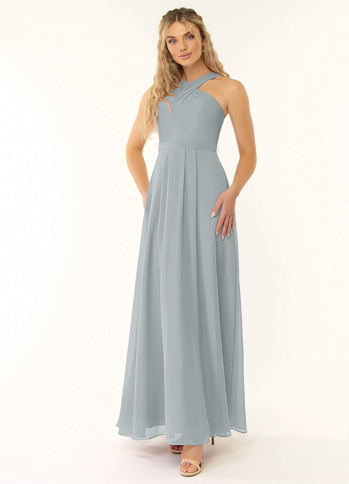 Azazie Dixie Dolphin Grey Bridesmaid Dresses Azazie CA