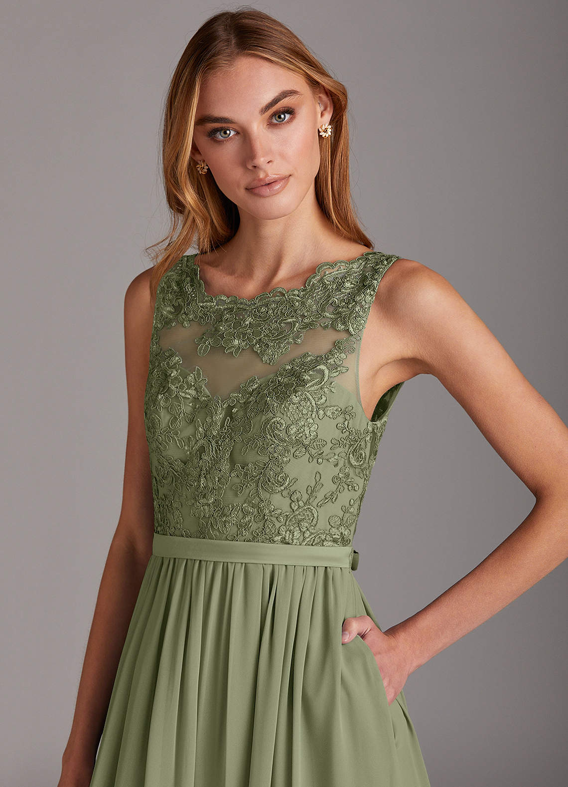 coral green bridesmaid dresses Azazie Elly Ready to Ship Chiffon summer coral bridesmaid dresses