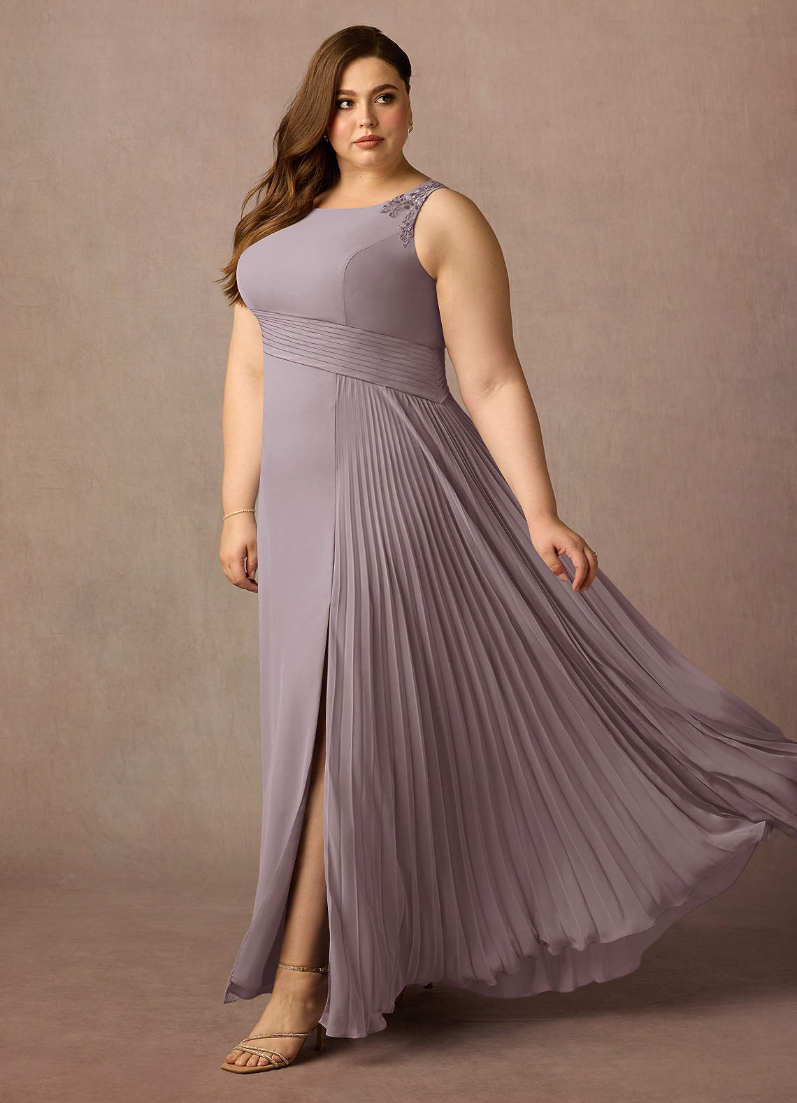 blue dress for baby girl Round-Neck Sequin Chiffon High Waist Formal Evening Dress With Short S