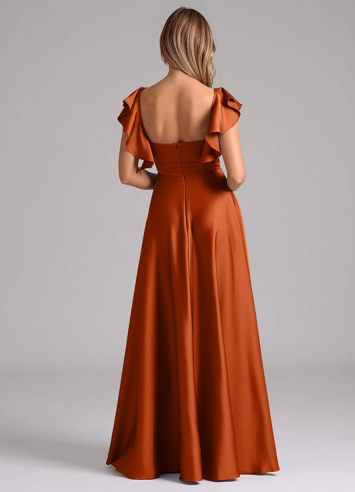 burnt orange bridesmaid dresses amazon Burnt Orange Mismatched Charming Autumn Wedding Party Bridesmaid Dresses,  CB0321 main image 1