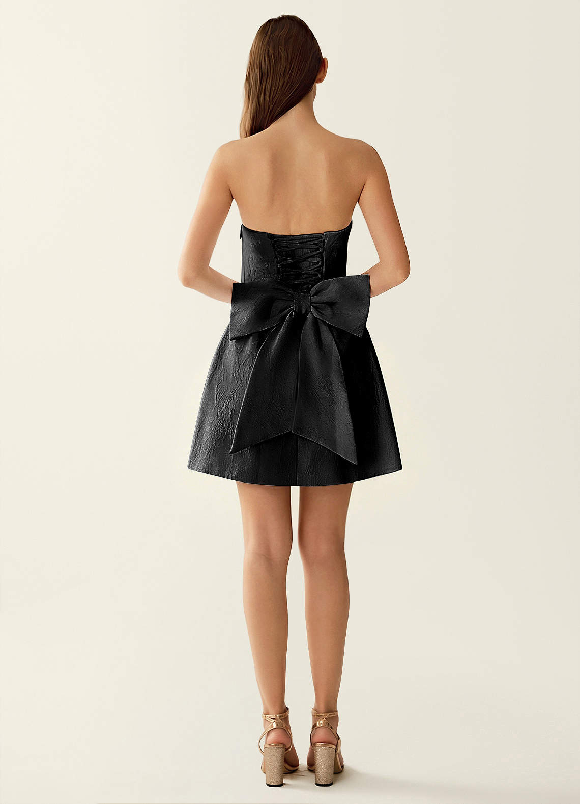 Hadleigh Black Mini Dress image1