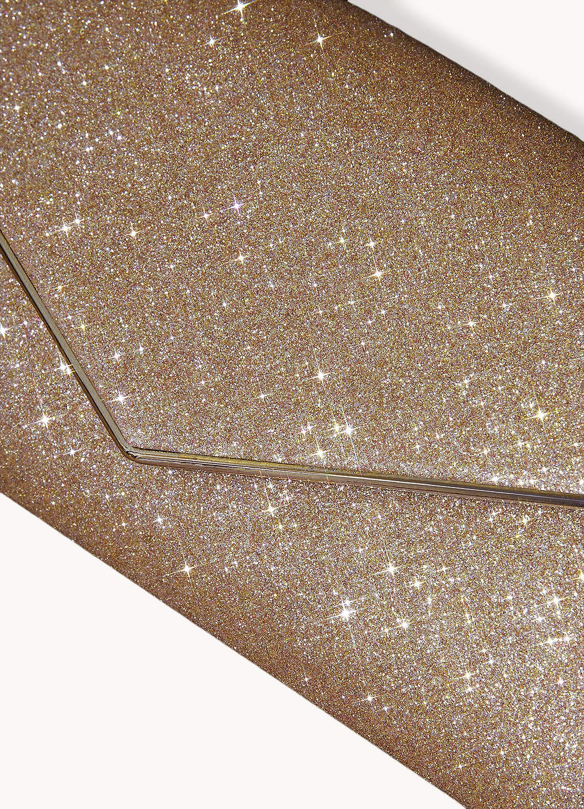 front Microshimmer Clutch Bag