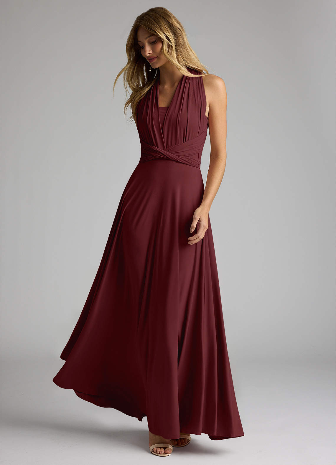 Convertible Lace Top Jersey Bridesmaid Dresses, Popular Bridesmaid Dresses