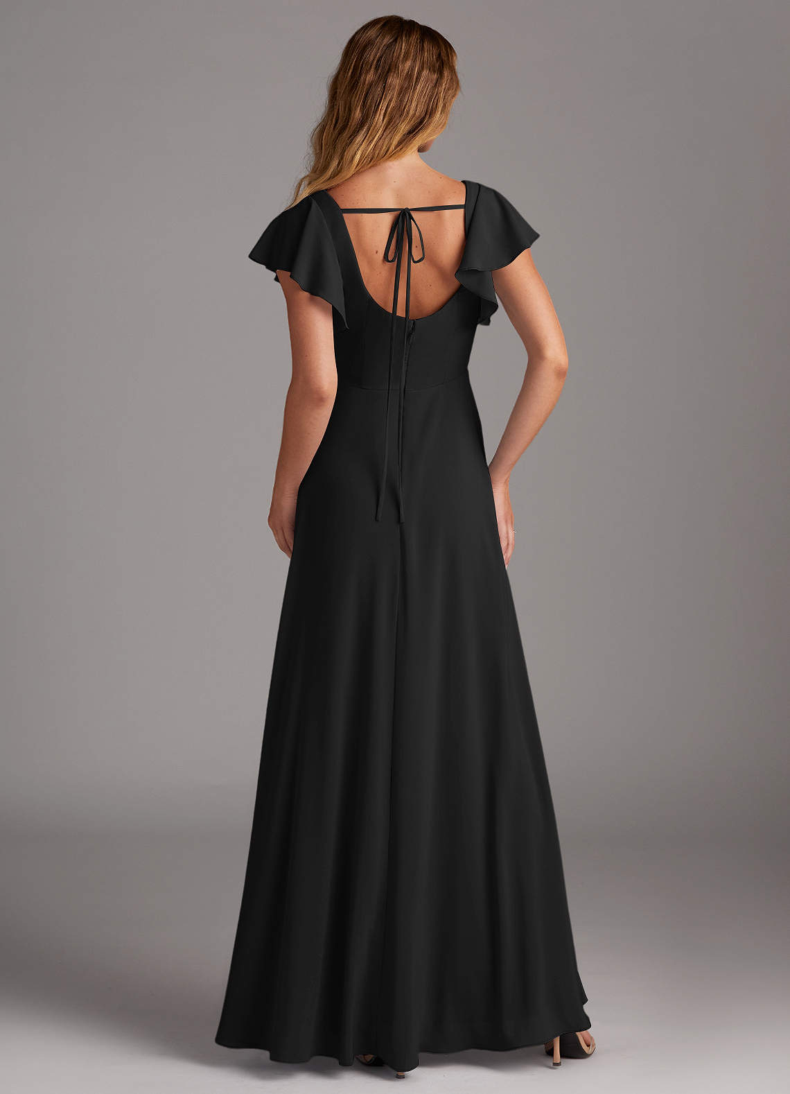 azazie chiffon dress Azazie Bondi