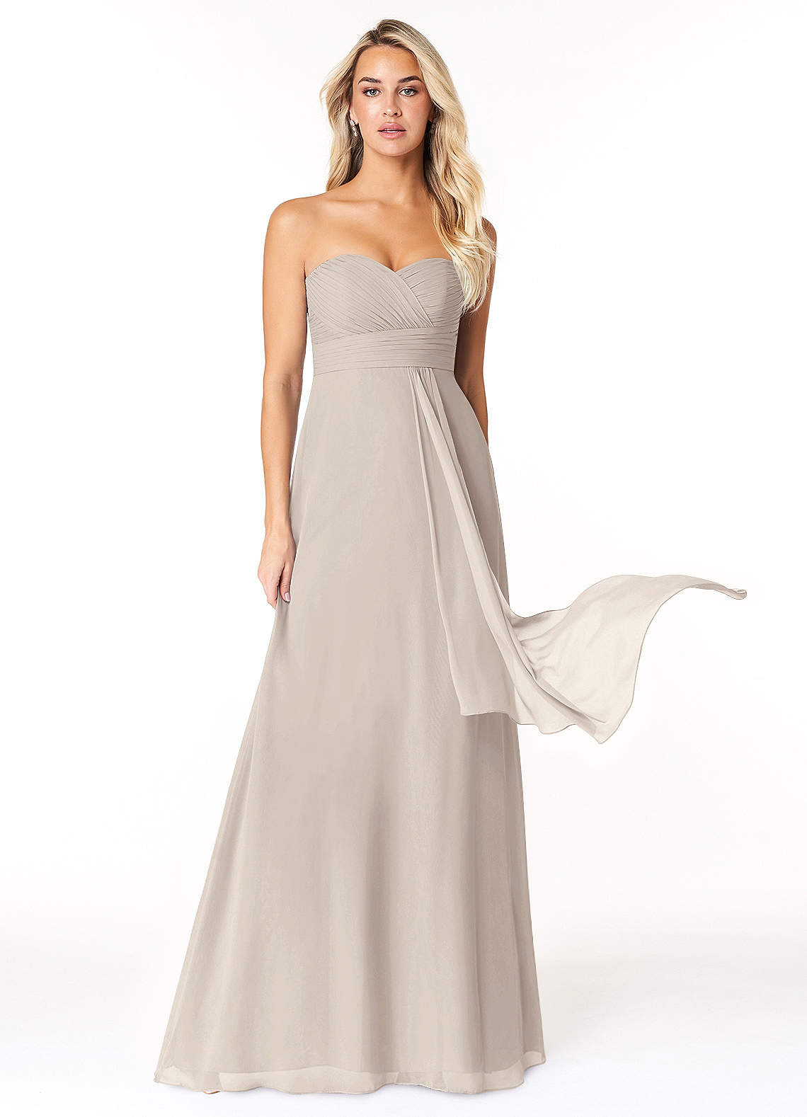 Azazie silver outlet dress