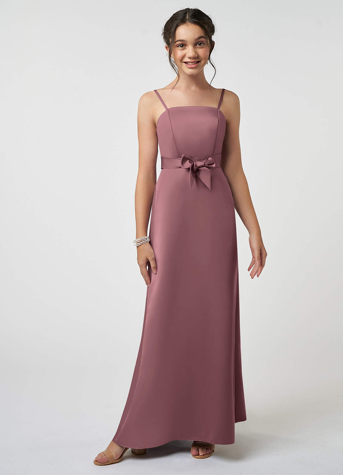 Junior bridesmaid shop dresses mauve