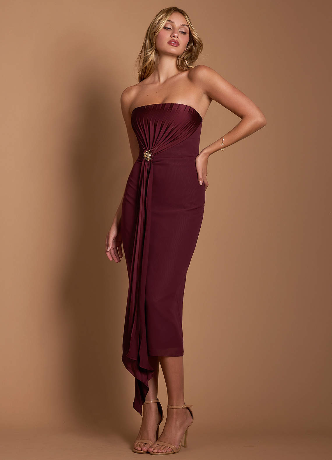 formal wine dress Larissa Wine