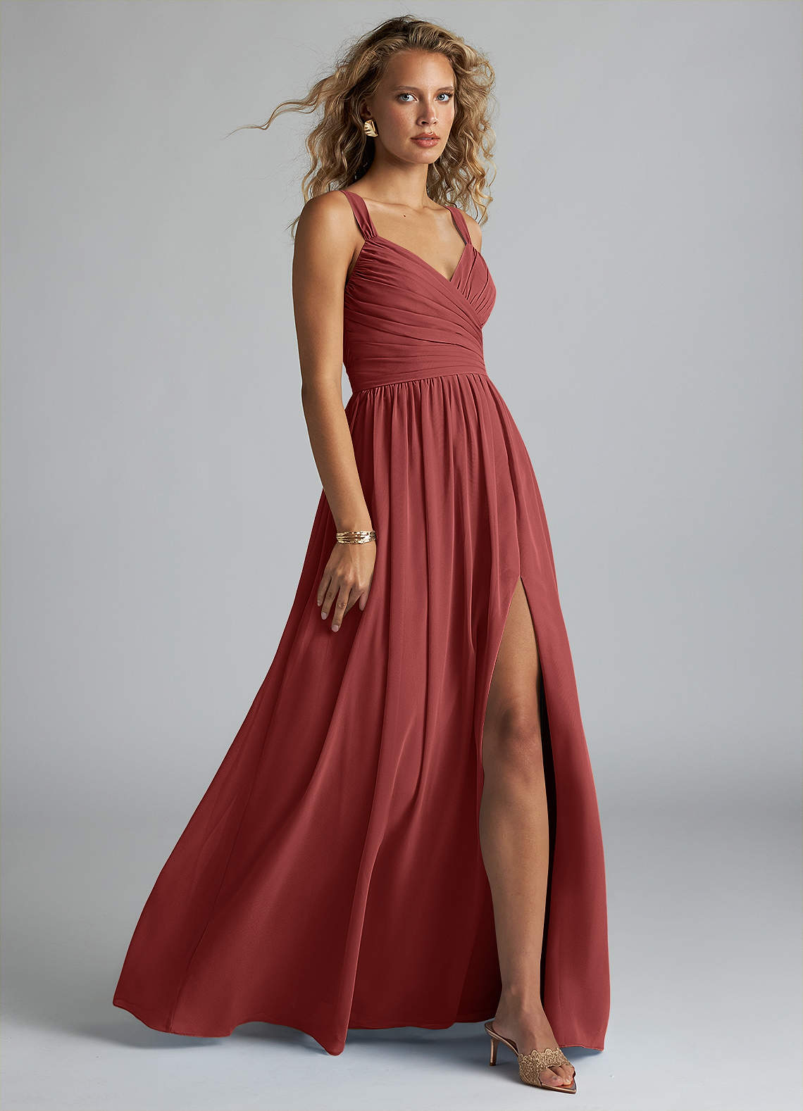 terracotta chiffon bridesmaid dress Azazie Aziza Kissprom dress Size:48/3XL evening long dress Macy Royal-Blue Knot Front » Designed and handmade