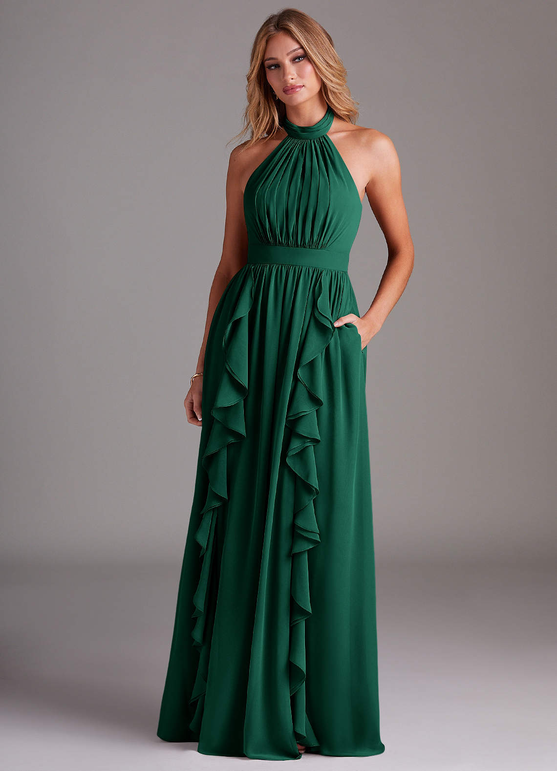 halter_dress Womens High Neck Halter Dress main image 1