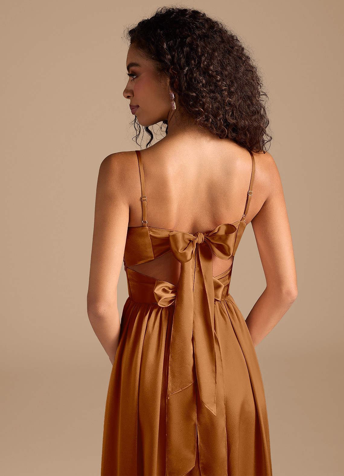 Azazie Zeya Copper Bridesmaid Dresses | Azazie