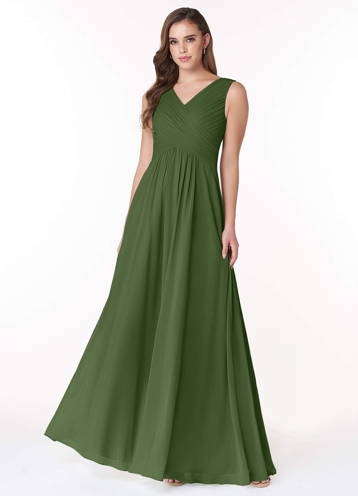 flora bridesmaid dresses The Camilyn Beth Flora Gown 6 / Hunter Satin