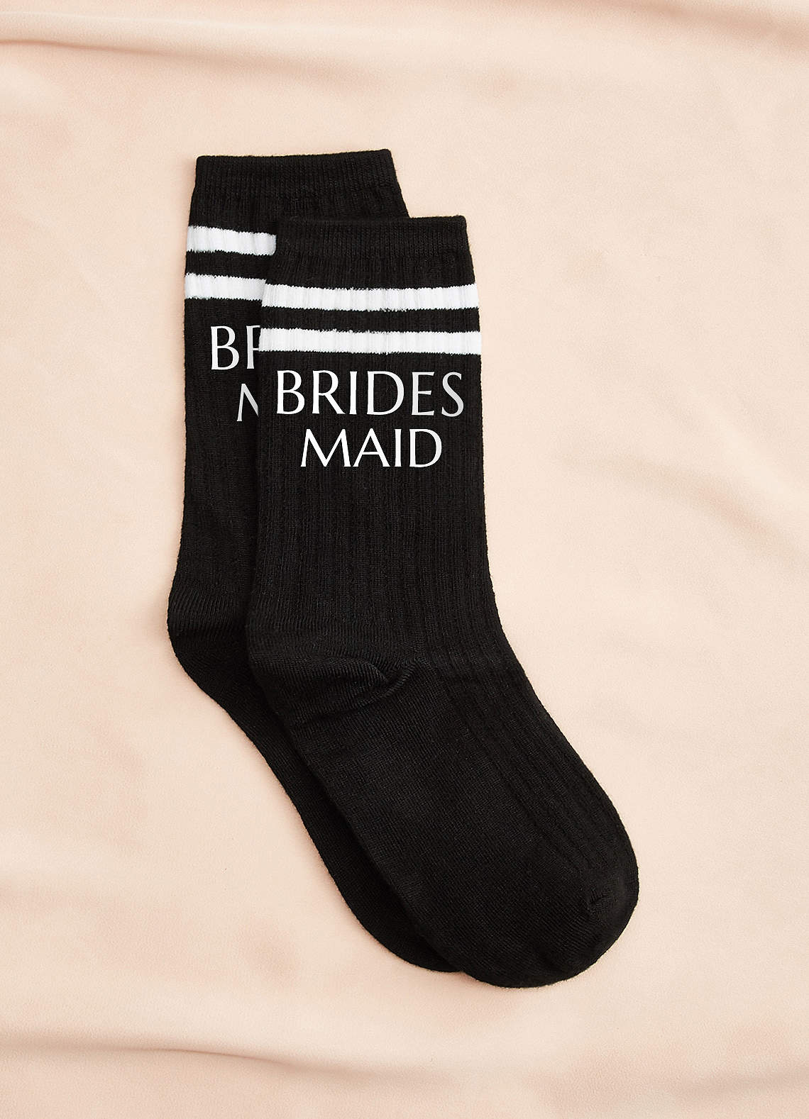 front Calcetines de doble raya personalizables