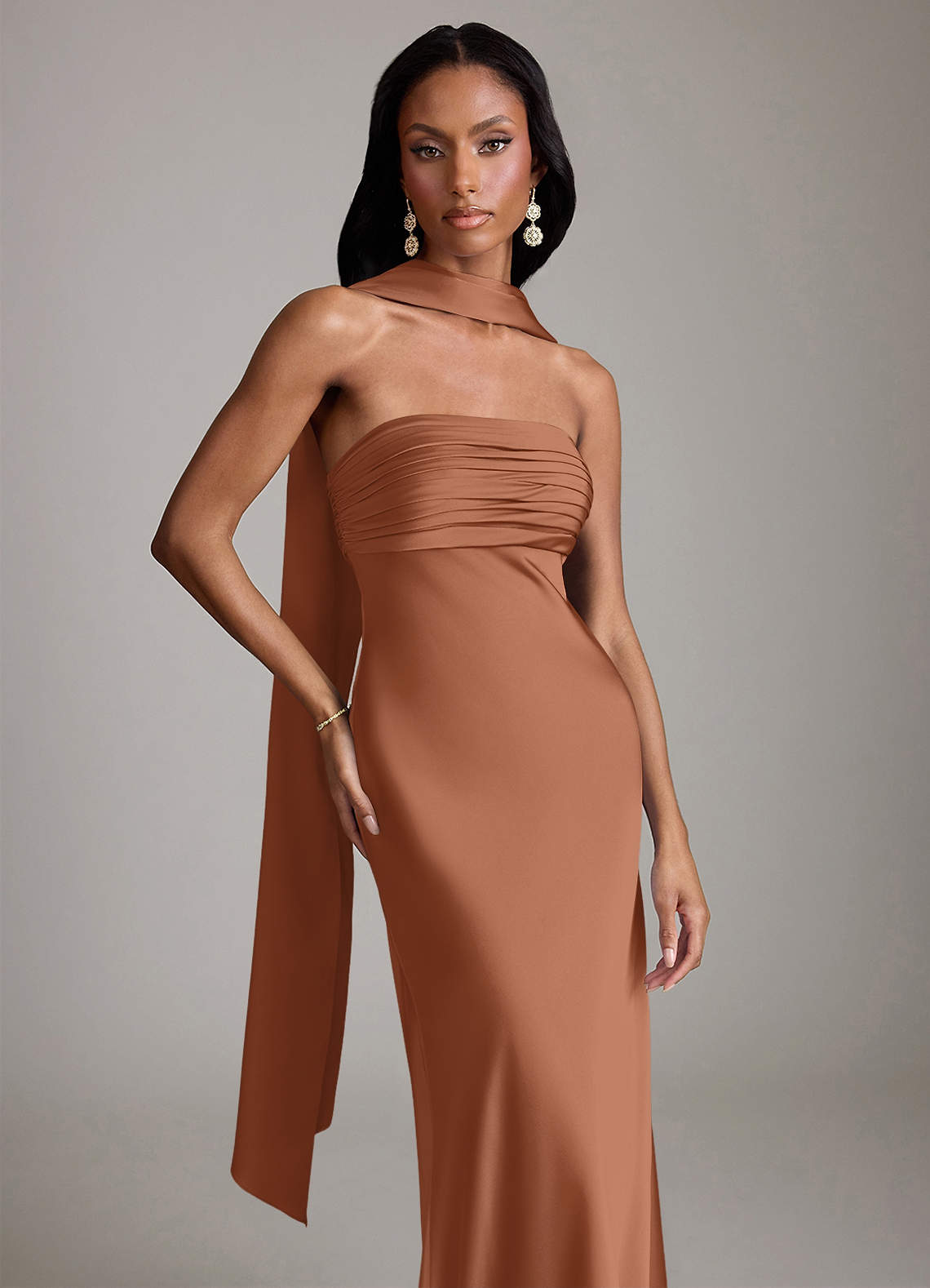 saylor brown dress Saylor Maxi Dress