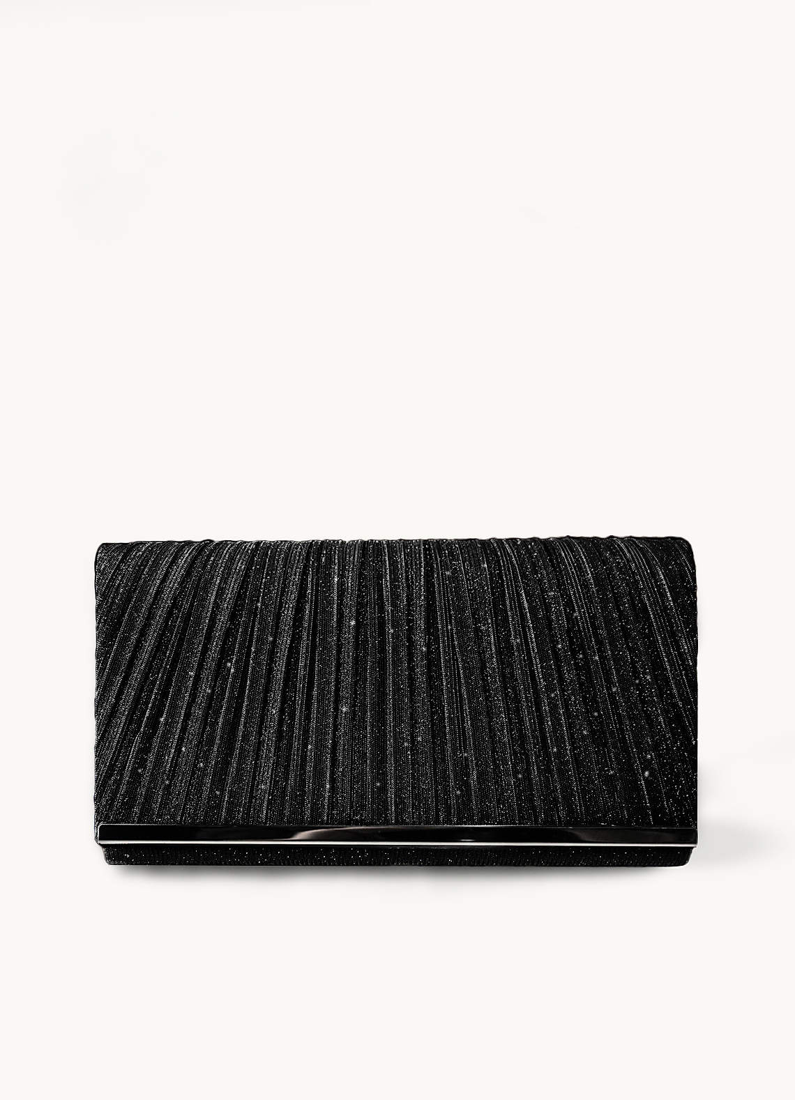 front Pleats Elegant Clutch Bag