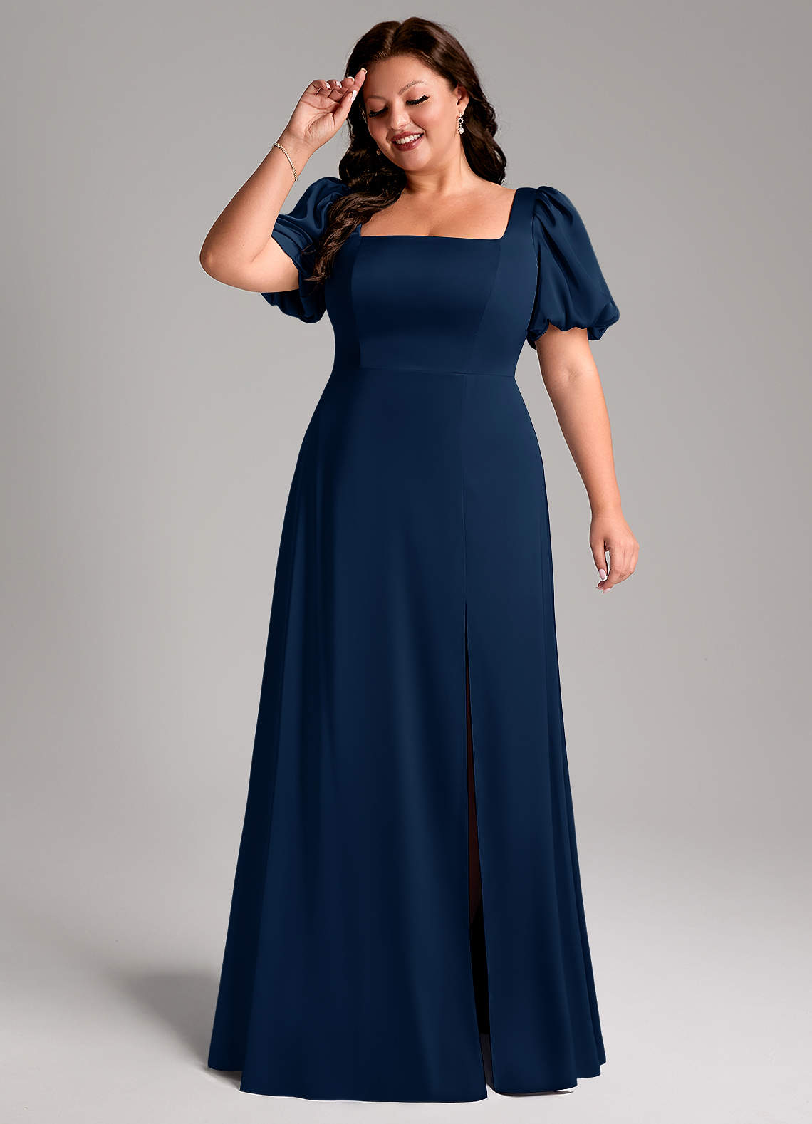 pictures of green bridesmaid dresses Wedtrend Women Light Green Long Bridesmaid Dress with Flower A-Line Halter  Satin Hollow Out Wedding Guest Dress – WEDTREND main image 0