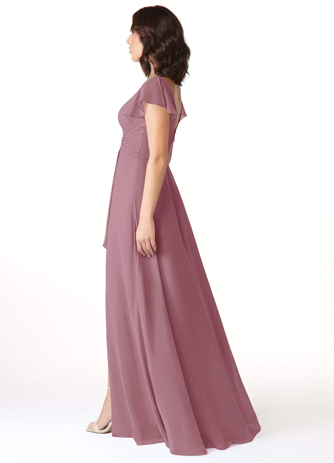 Azazie Omari Vintage Mauve Bridesmaid Dresses | Azazie