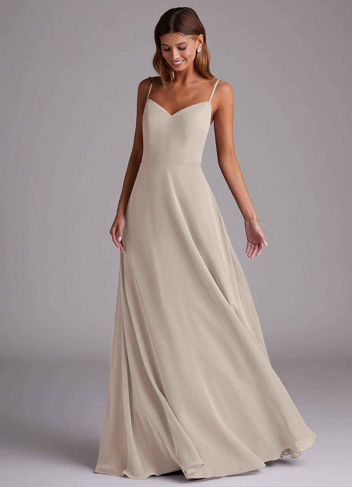 Azazie Marley Frost Chiffon Bridesmaid Dresses | Azazie