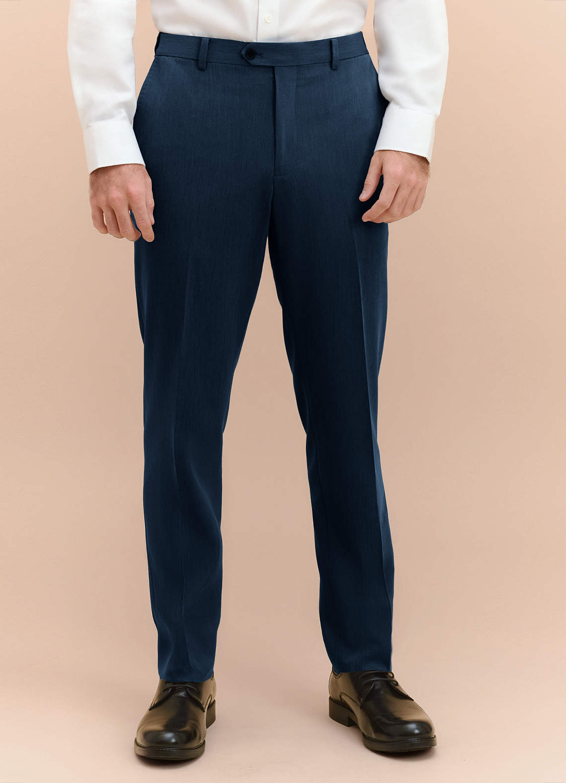 front William Dark Navy Comfort Blend Dress Pants