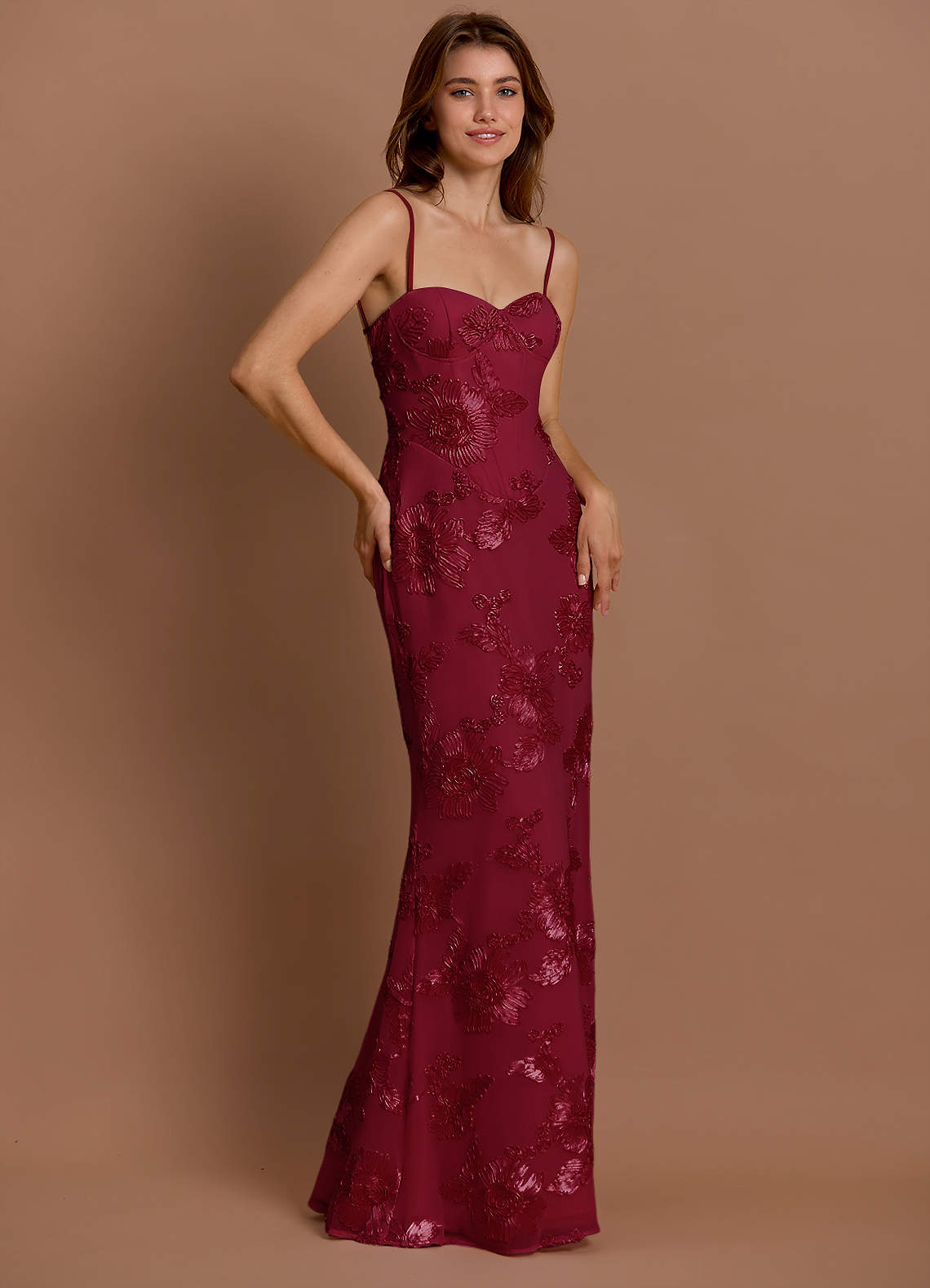 Abito Lungo Merlot Anika image1