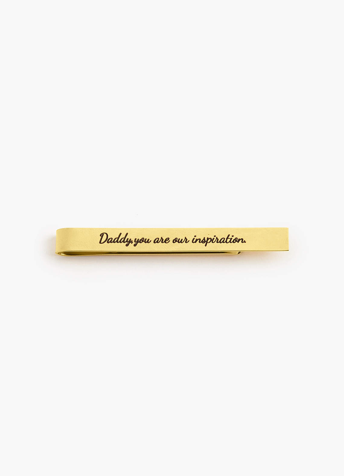 front Gepersonaliseerde metalen stropdasclip