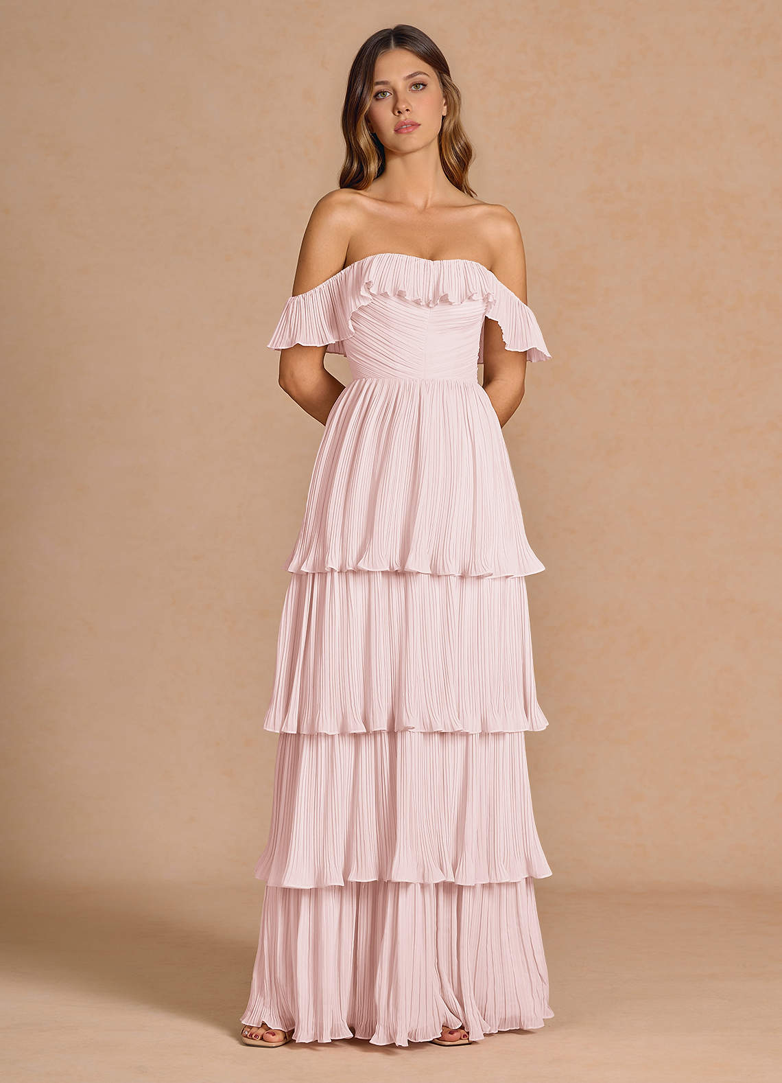 strapless open back dress Farm Rio Baby Leopard Ruffle Long Sleeve Maxi Shirtdress in Baby Leopard Pink at Nordstrom, Size Small