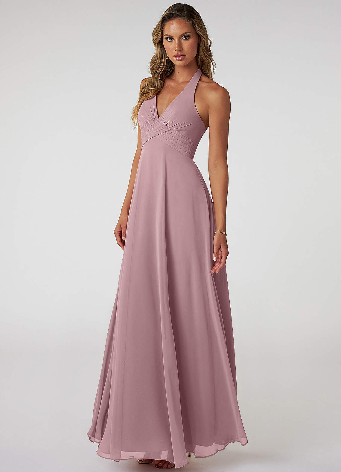 Azazie Tessie Dusty Rose Bridesmaid Dresses | Azazie