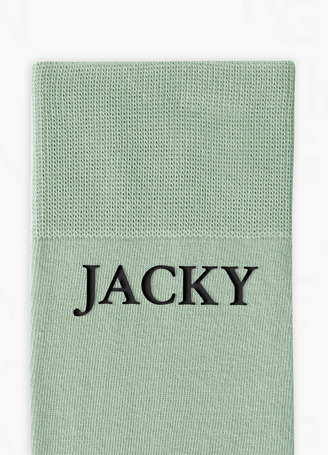 front Custom Embroidered Name Groom and Groomsmen Socks