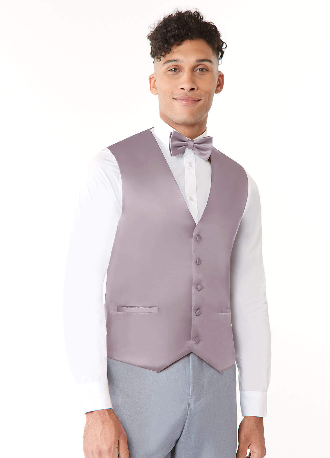 front Matte Satin Vest