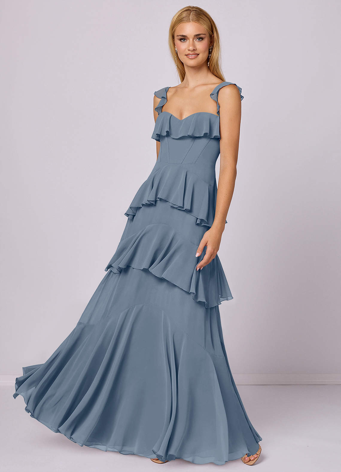 Barbie ♥ Azazie Bridesmaid Dresses Twilight A-Line Sweetheart Neckline Chiffon Dress image1
