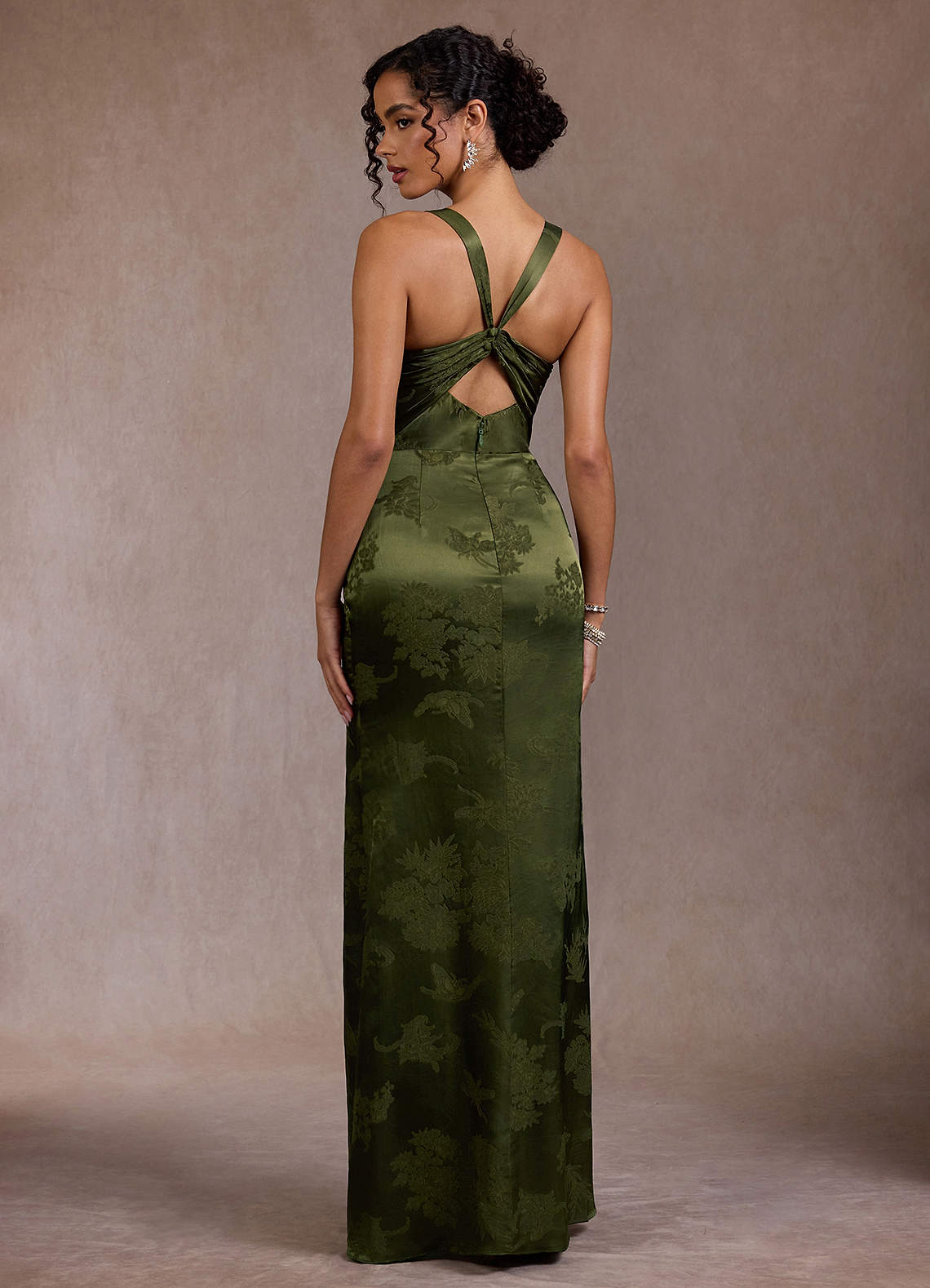 vestido Maxi Musgo Escuro Isabelle image1