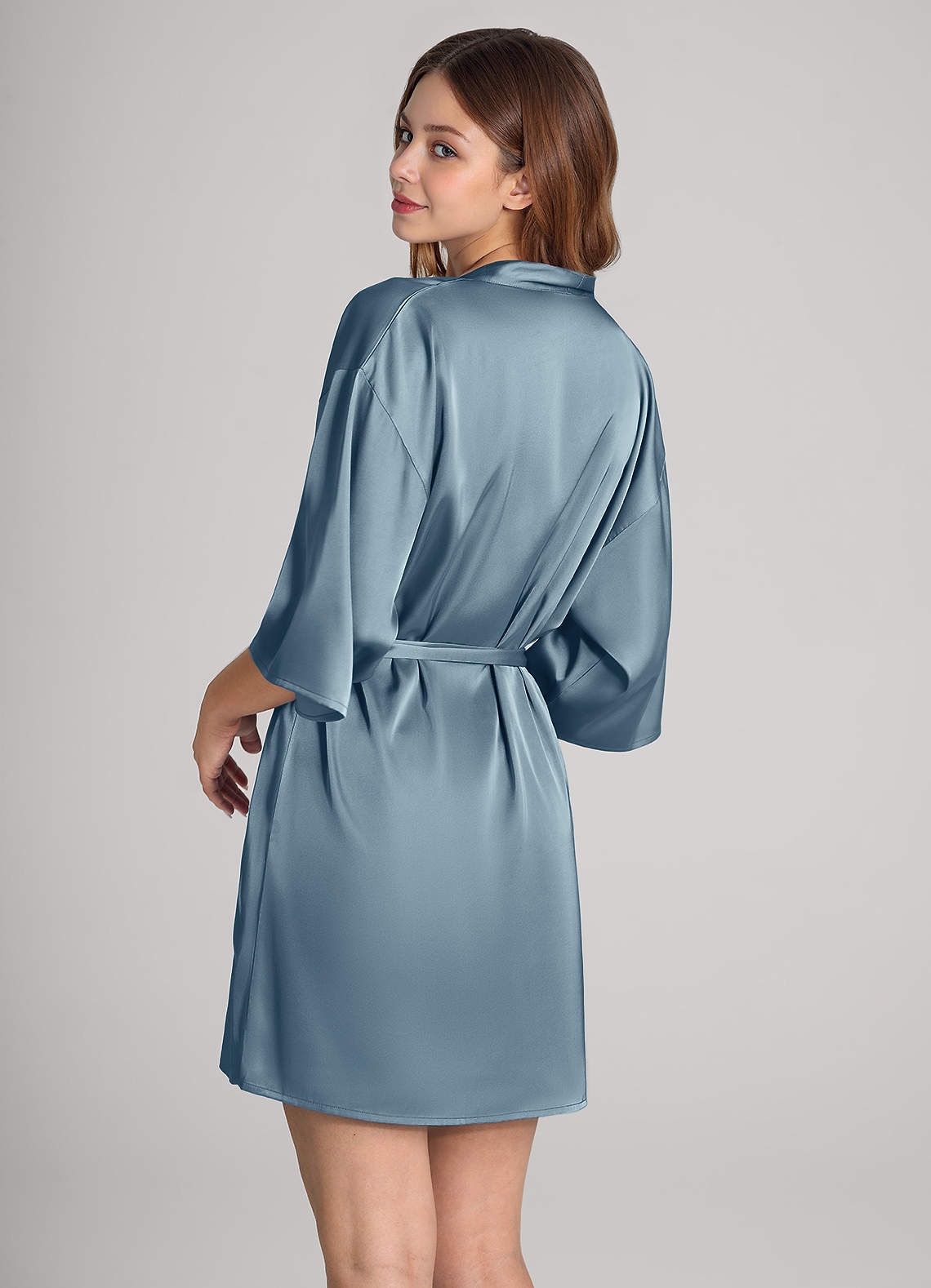 front Classic Satin Robe
