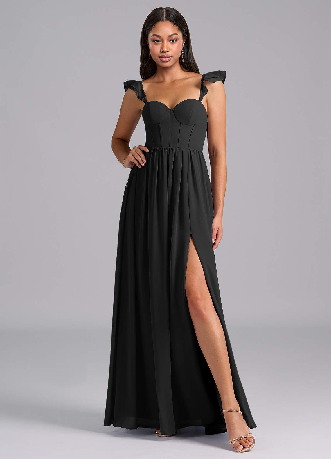 cheap sky blue bridesmaid dresses Royal Blue Satin Mermaid V Neck Bridesmaid Dress PB174 main image 0