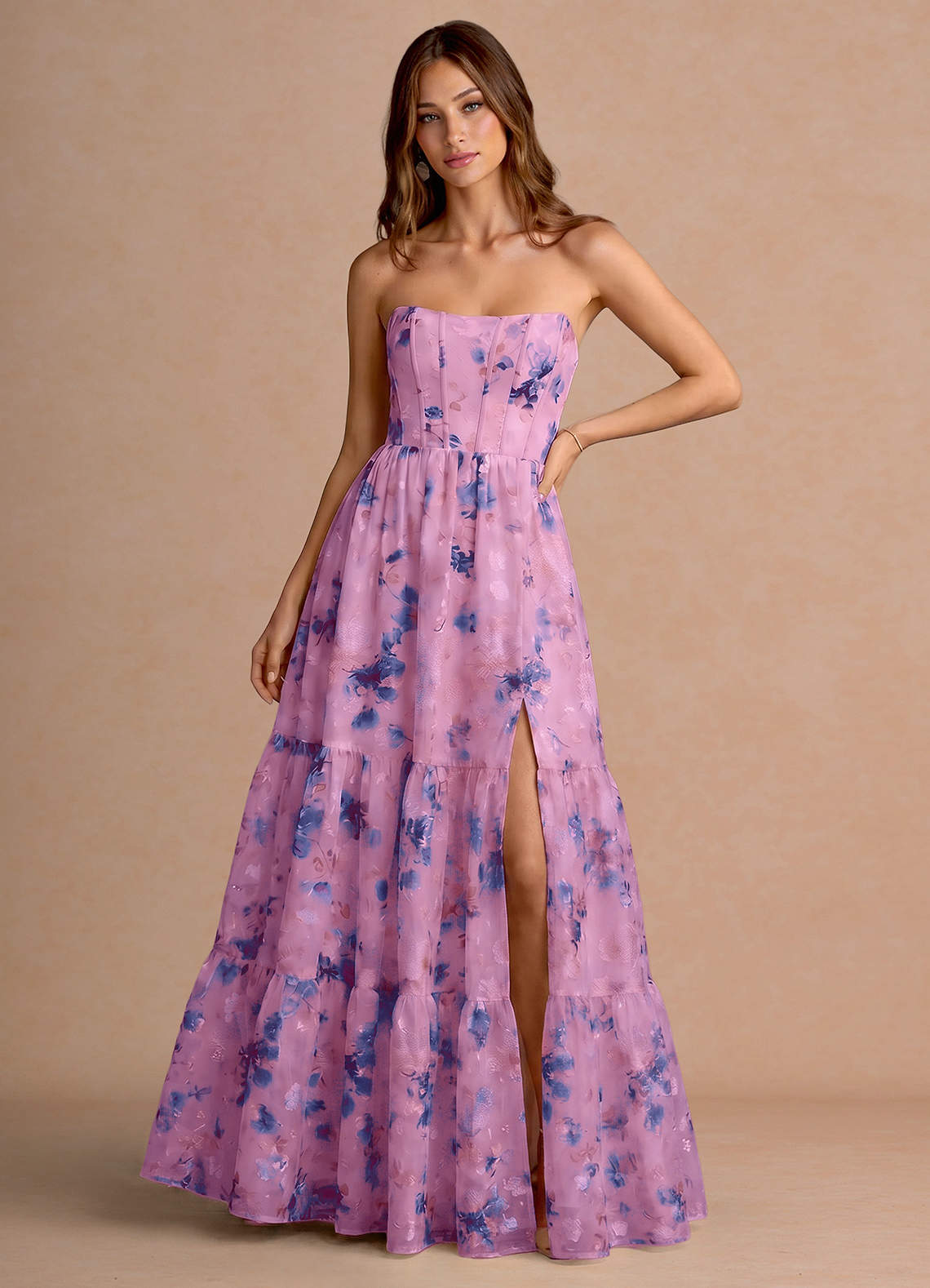 flowy dress purple Gigi Maxi Ready to Ship FaireSarta01.10.2024