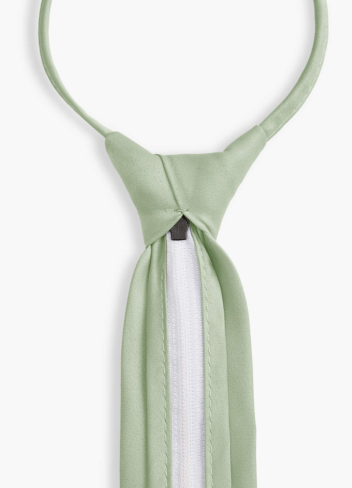 front Boy's Matte Satin Pre-Tie