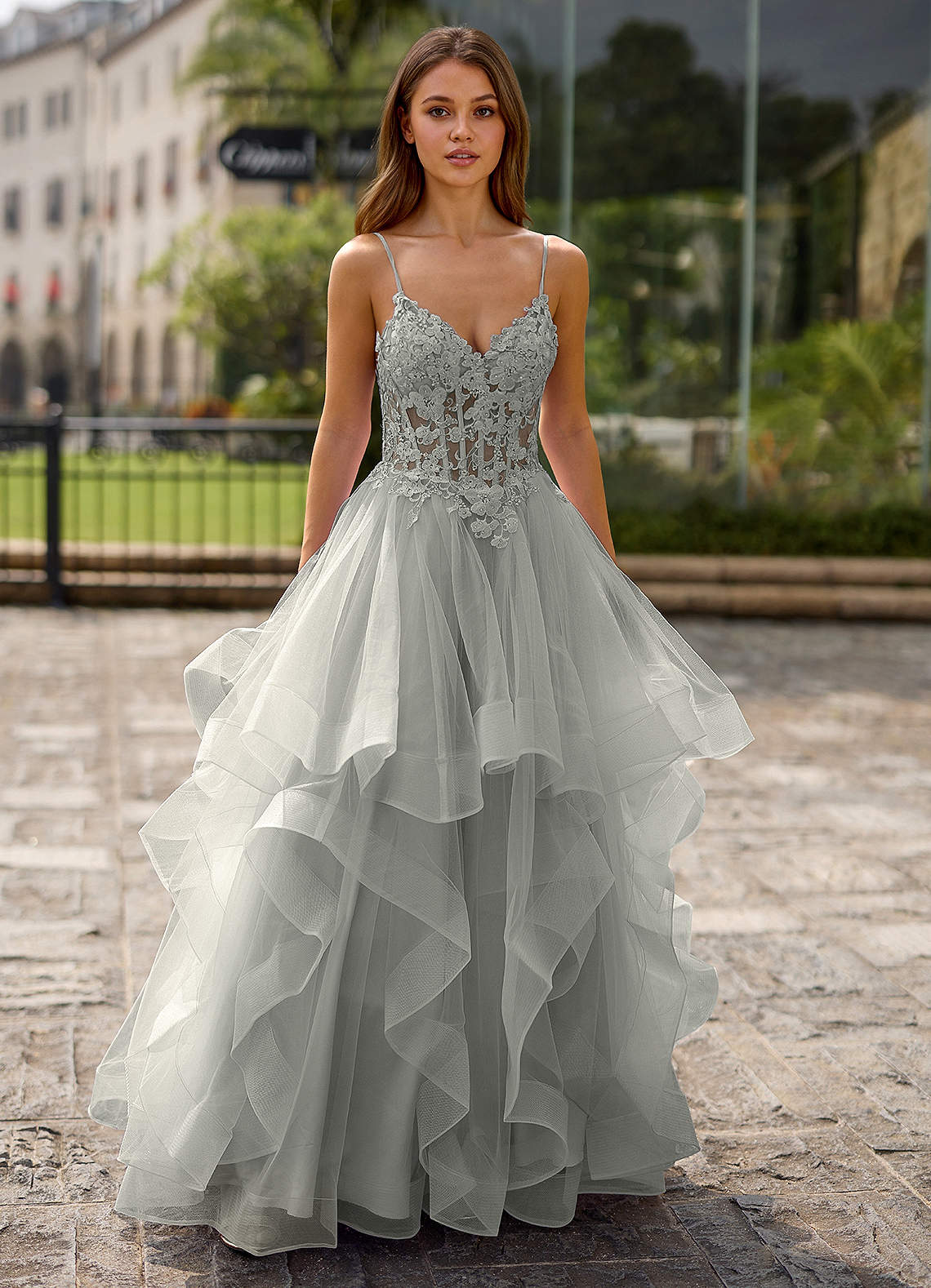 lace graduation dresses White Lace High Low Sweetheart Short Homecoming Dress PH400 main image 0