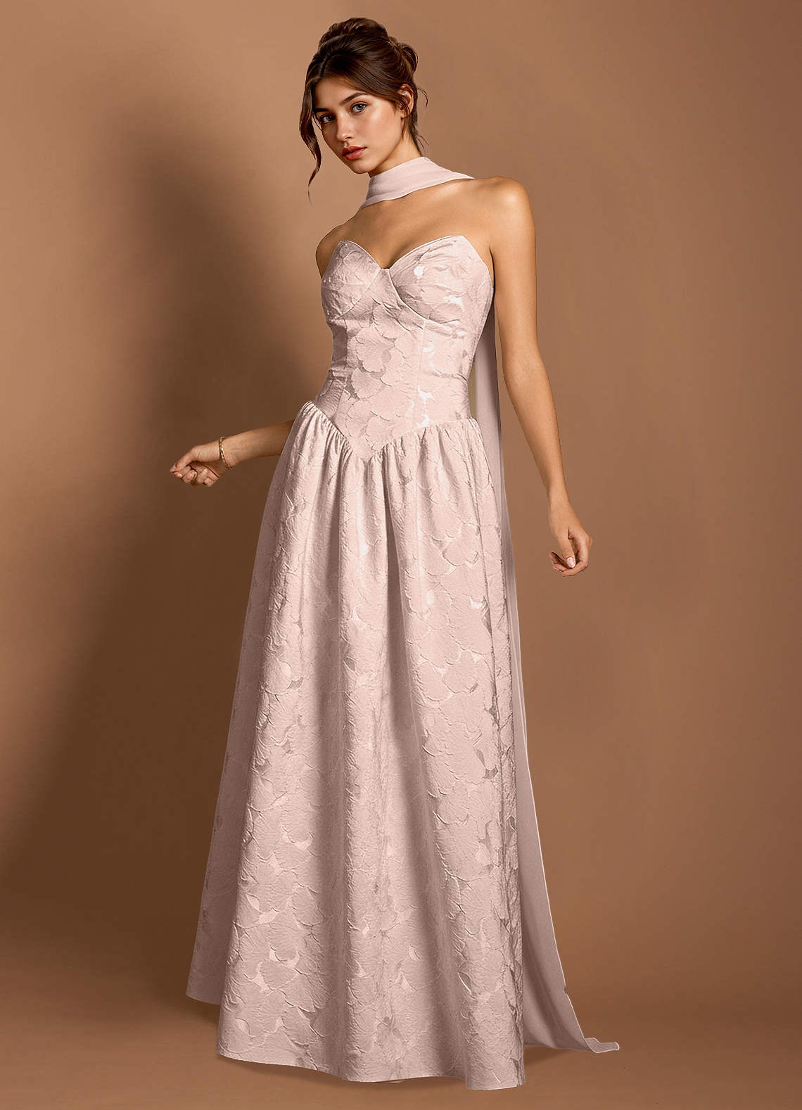 Astra Baby Pink Maxikleid image2