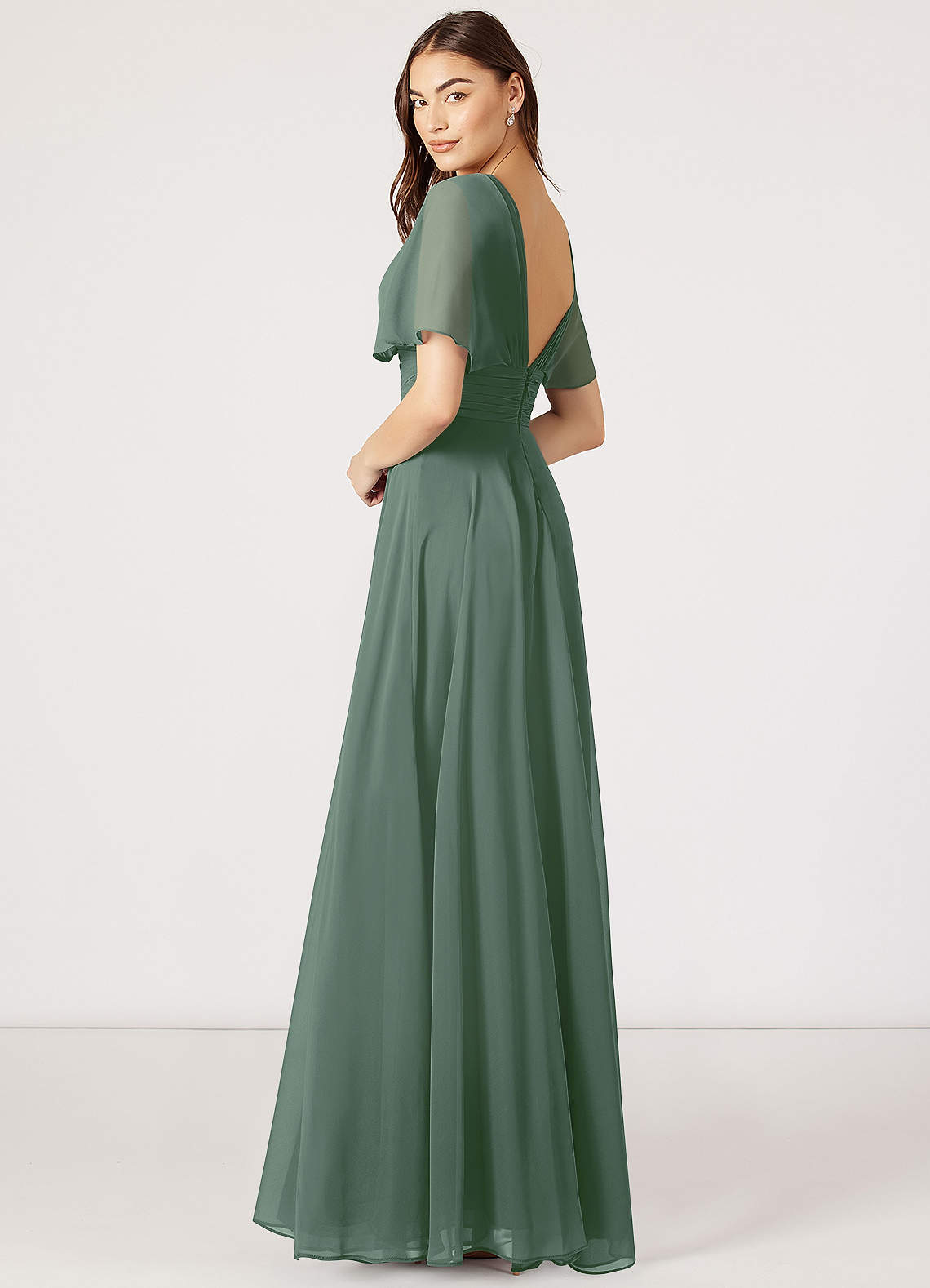 Robe Vert Eucalyptus Mariage