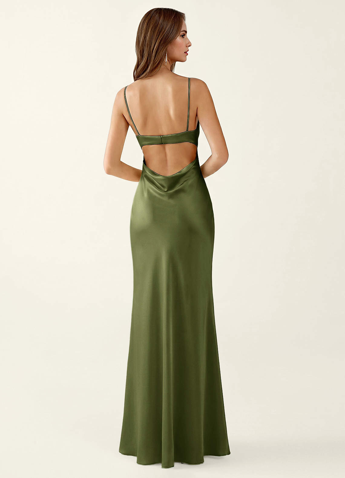 olive party dress Olive A Line Velvet Square Neck Long Holiday Party Dress with Sleeves