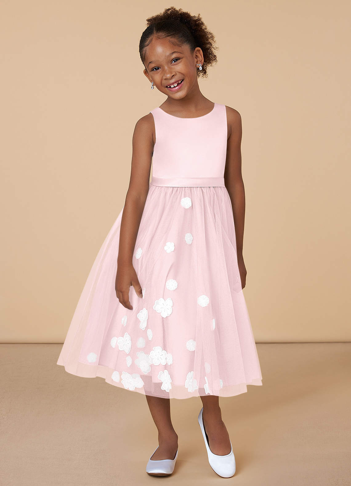 Pink tea sales length dresses