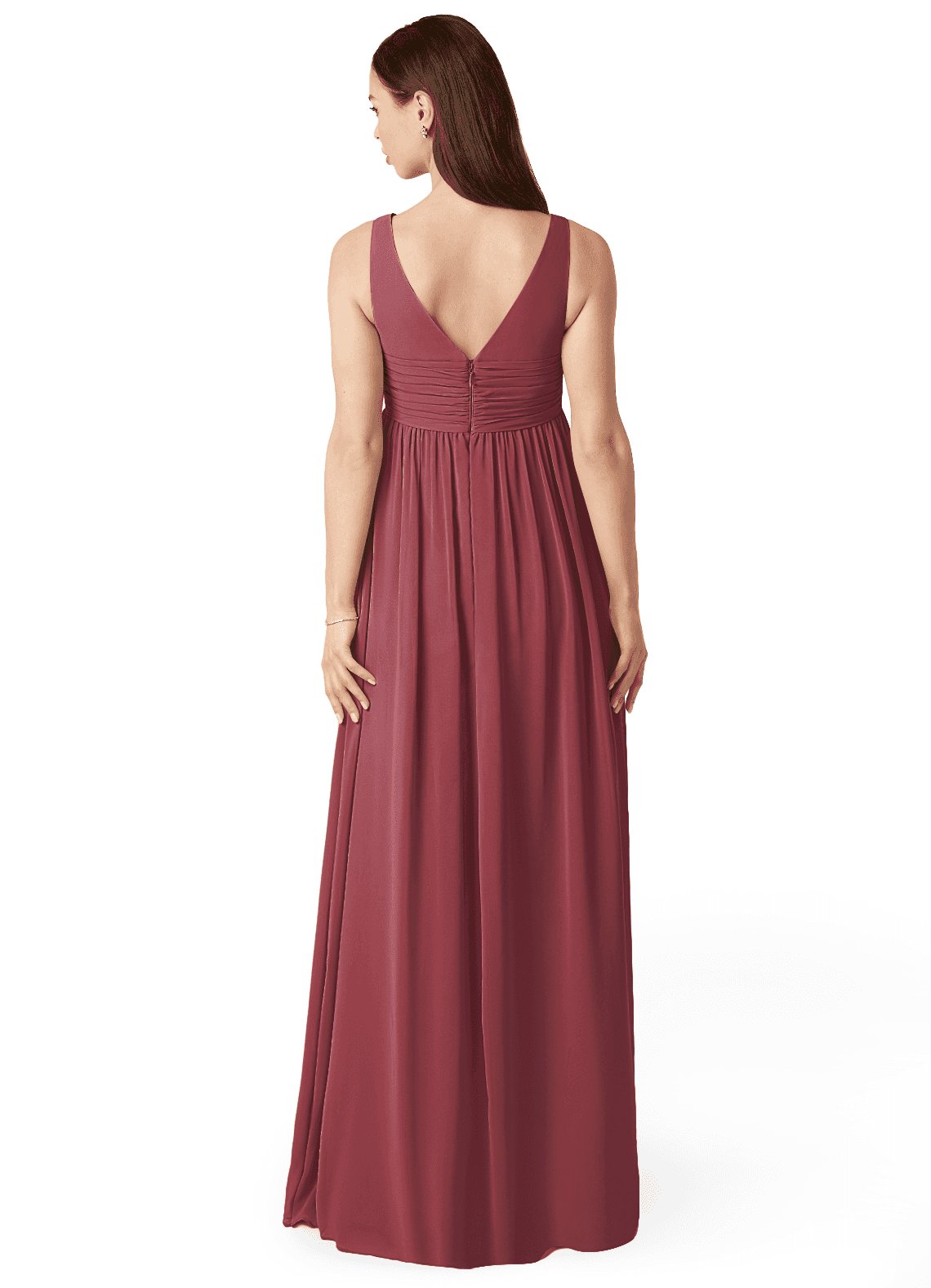 strapless open back dress Sleeveless Long Prom Dress main image 0