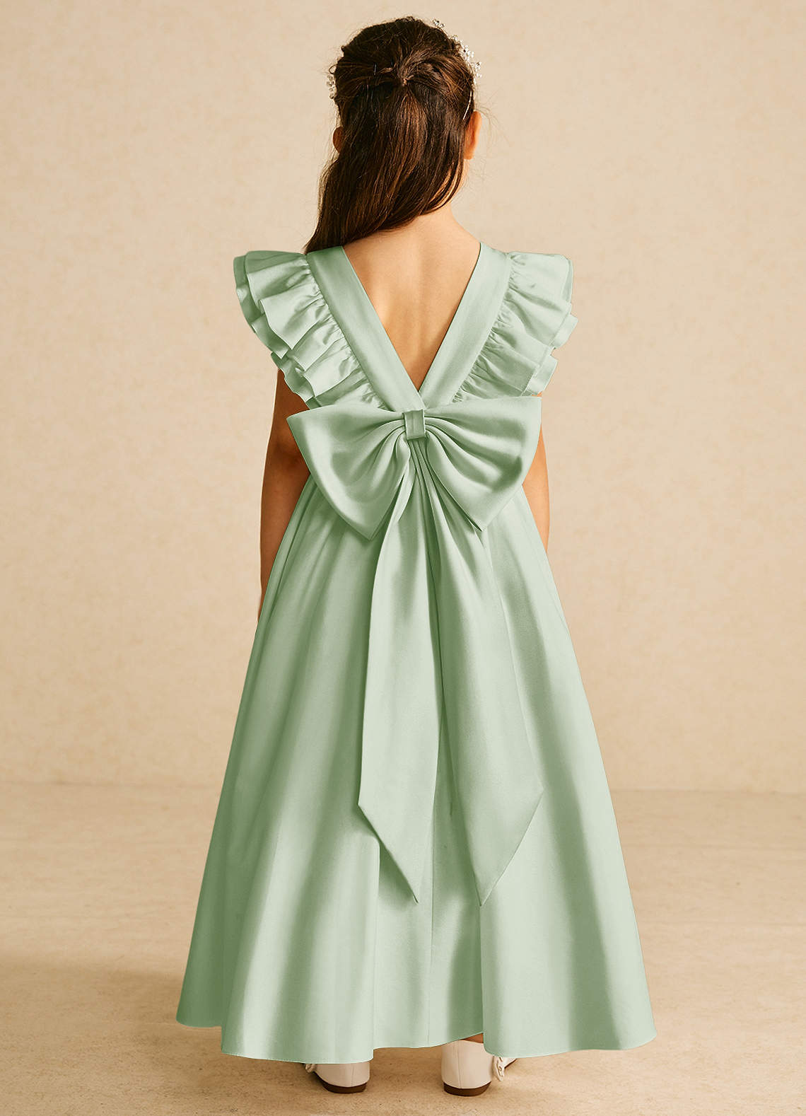 blue dress for baby girl Pinkblush Sage Off Shoulder Long Sleeve Maternity Maxi Dress