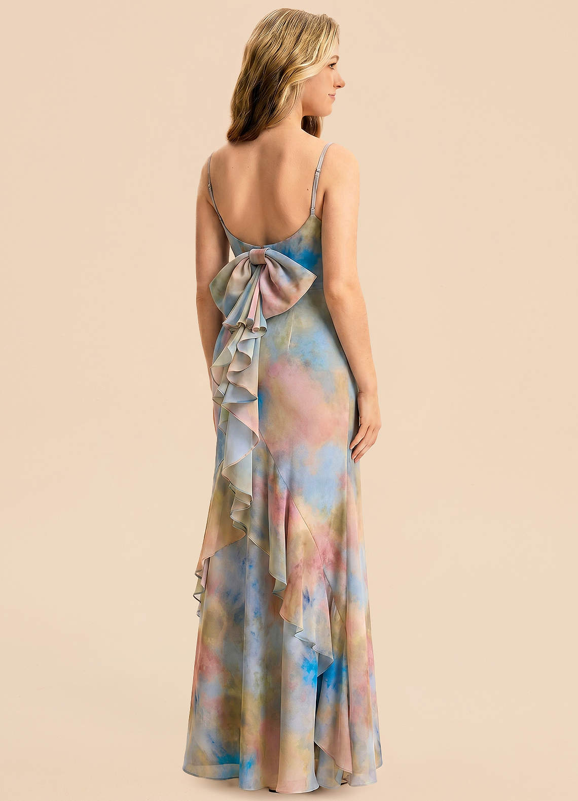 front Azazie Celinae Junior Formal Dress