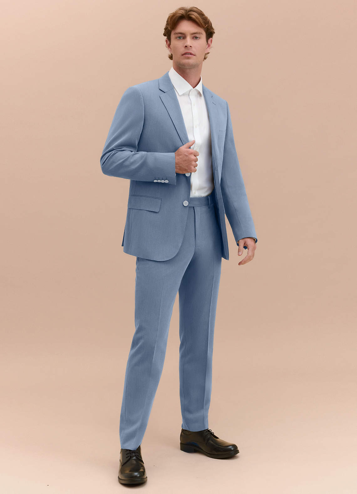 front William Dusty Blue Comfort Blend  Suit Jacket