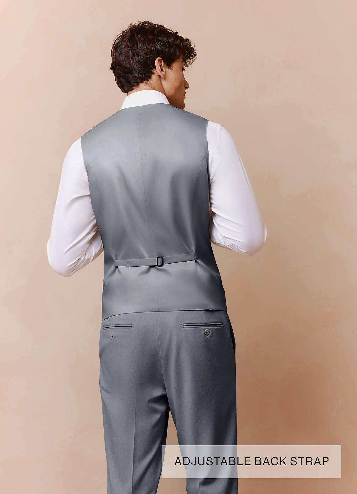 Savile Grey Wool Blend 3-Piece Suit | Slim Suit Sets |Azazie