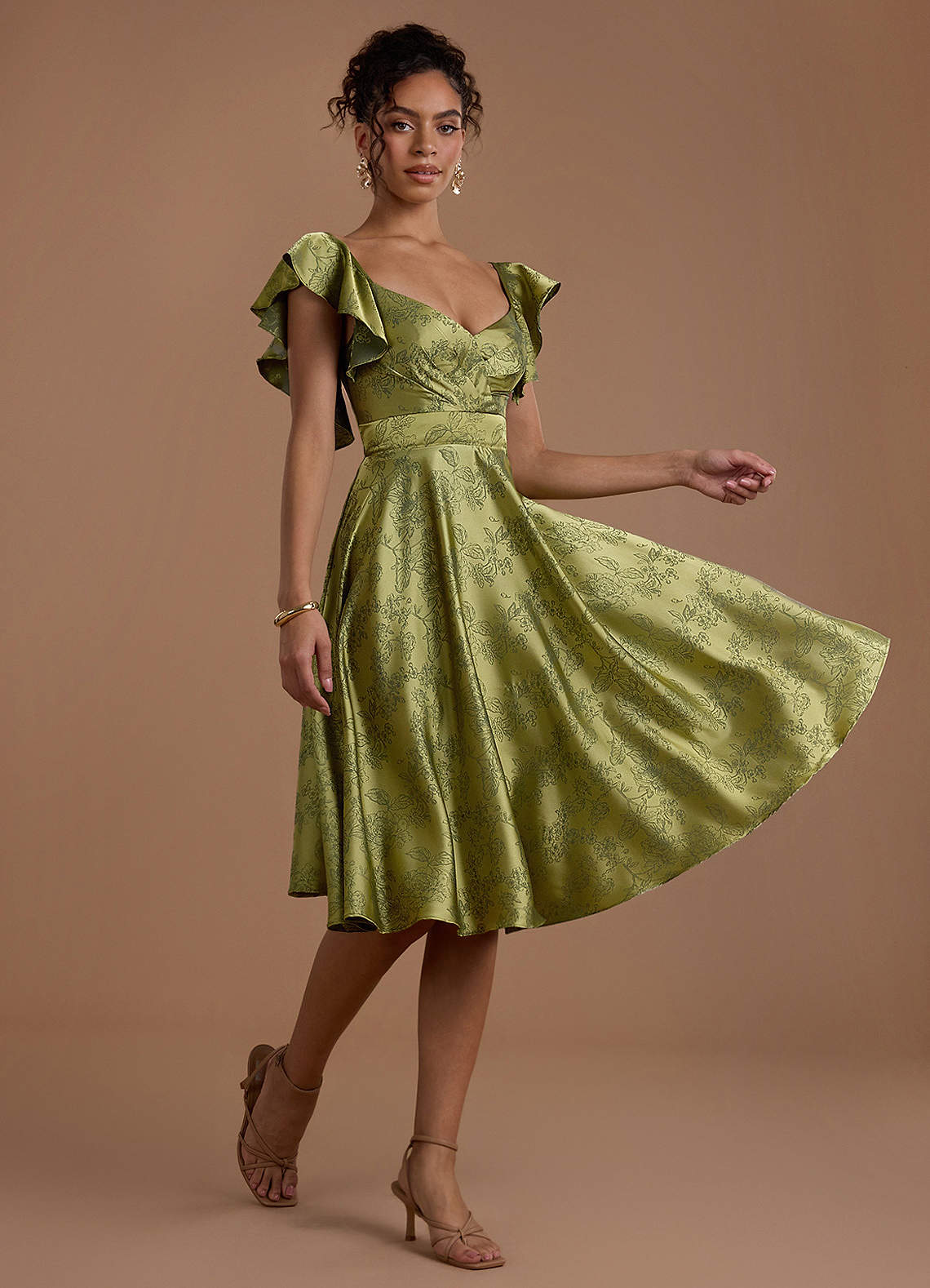 Leilani Mos Flåde Midikjole image2