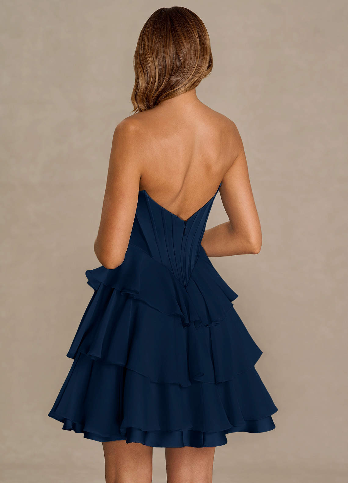 Brinley Navy Mini Dress image1
